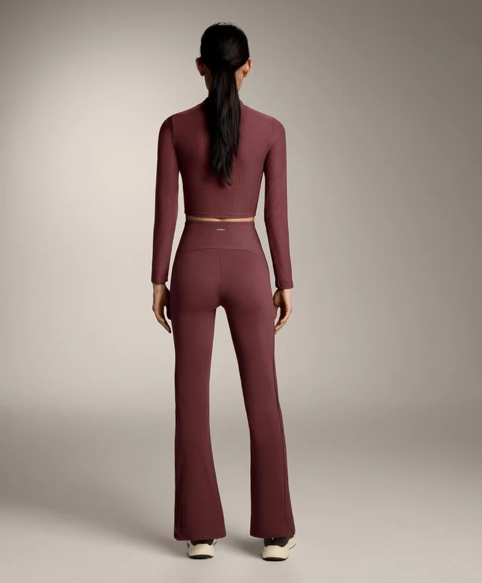 Pantaloni a zampa Comfortlux a vita alta Pantaloni a zampa Comfortlux a vita alta