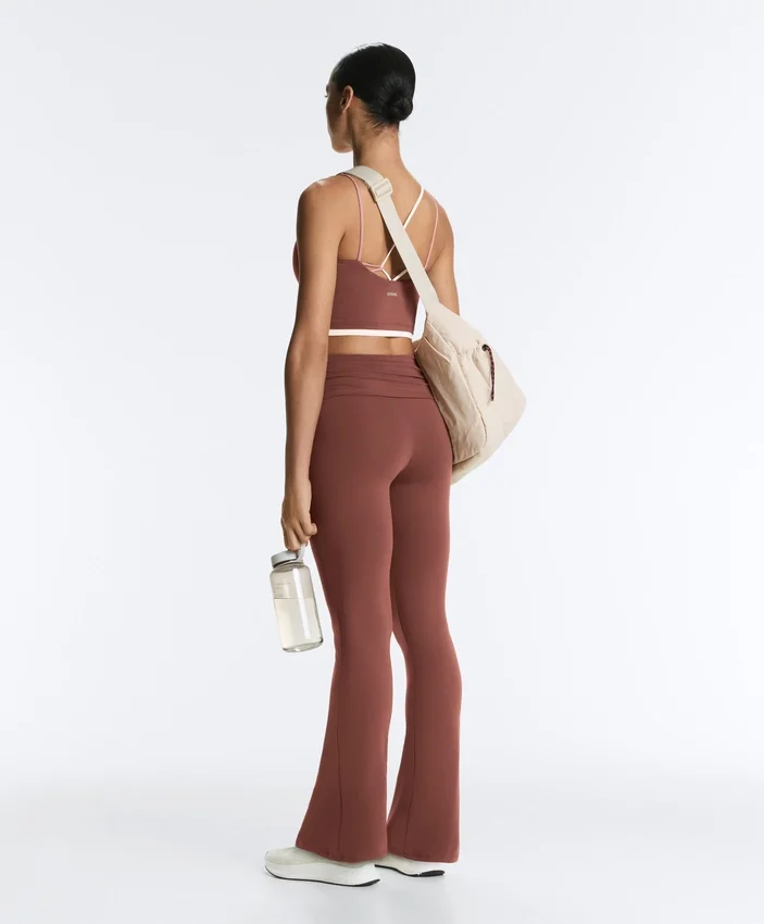 Pantaloni a zampa Comfortlux a vita alta Pantaloni a zampa Comfortlux a vita alta
