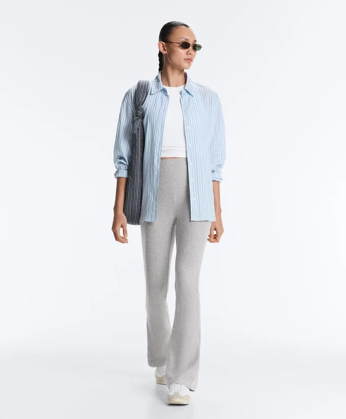 Pantaloni a zampa Comfortlux a vita alta Pantaloni a zampa Comfortlux a vita alta