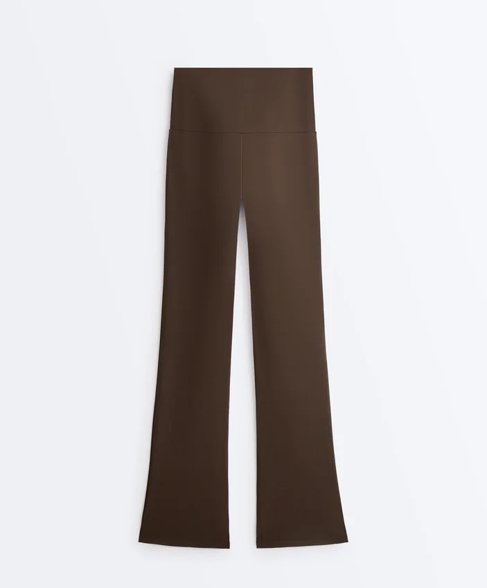 Pantaloni a zampa Comfortlux a vita alta Pantaloni a zampa Comfortlux a vita alta