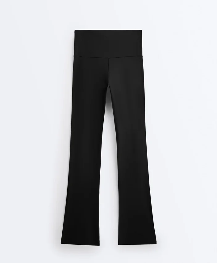 Pantaloni a zampa Comfortlux a vita altissima Pantaloni a zampa Comfortlux a vita altissima