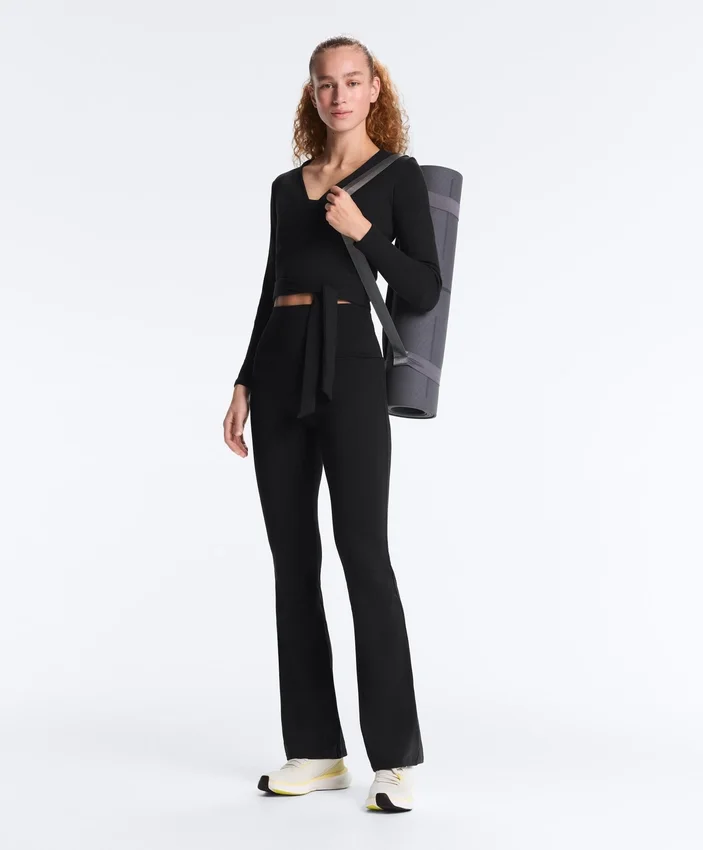Pantaloni a zampa Comfortlux a vita altissima Pantaloni a zampa Comfortlux a vita altissima
