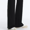 Pantaloni a zampa d’elefante a vita alta effetto neoprene Pantaloni a zampa d’elefante a vita alta effetto neoprene