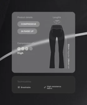 Pantaloni a zampa d’elefante Raise Up a vita alta con effetto compressivo Pantaloni a zampa d’elefante Raise Up a vita alta con effetto compressivo
