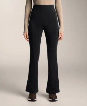 Pantaloni a zampa extra caldi senza cuciture a vita altissima