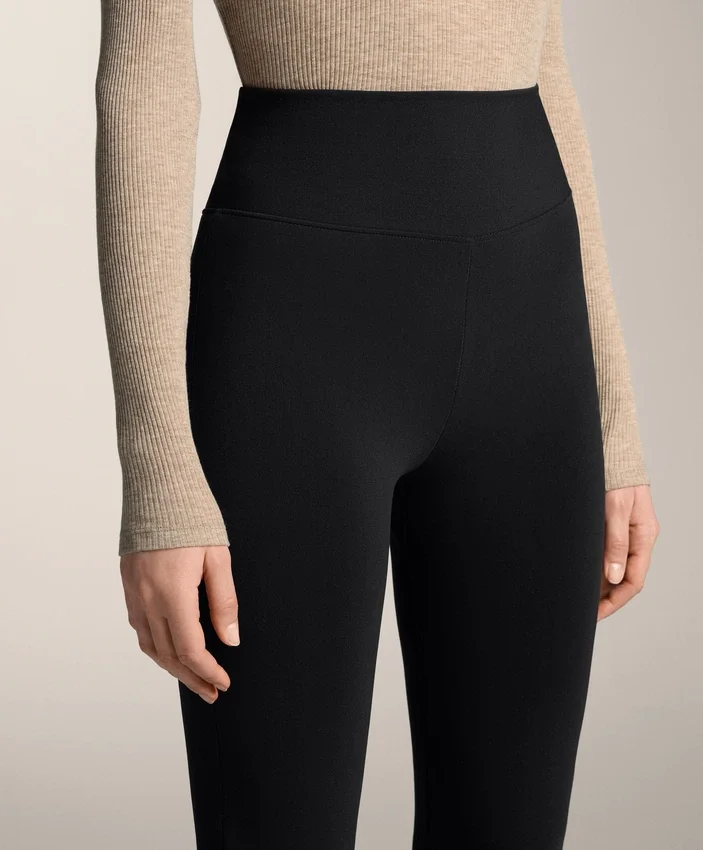 Pantaloni a zampa extra caldi senza cuciture a vita altissima Pantaloni a zampa extra caldi senza cuciture a vita altissima