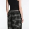 Pantaloni bloomer a quadri in cotone Pantaloni bloomer a quadri in cotone