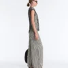 Pantaloni bloomer a righe in maglia Pantaloni bloomer a righe in maglia