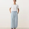 Pantaloni bloomer a righe in misto modal Pantaloni bloomer a righe in misto modal