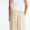 Pantaloni bloomer a righe in misto modal Pantaloni bloomer a righe in misto modal