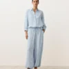 Pantaloni bloomer a righe in misto modal Pantaloni bloomer a righe in misto modal