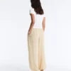 Pantaloni bloomer a righe in misto modal Pantaloni bloomer a righe in misto modal