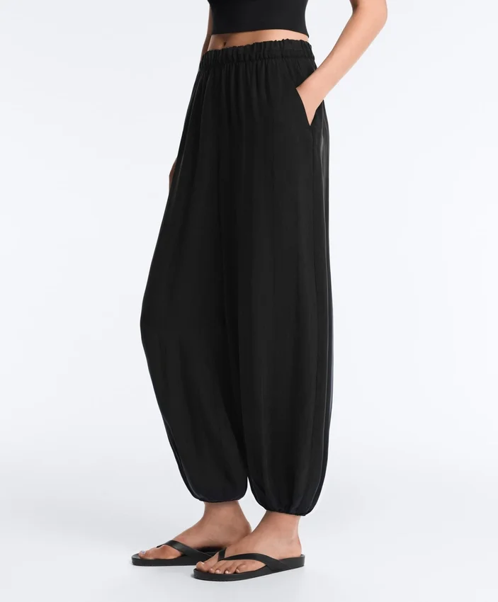 Pantaloni bloomer in 100% cupro Pantaloni bloomer in 100% cupro