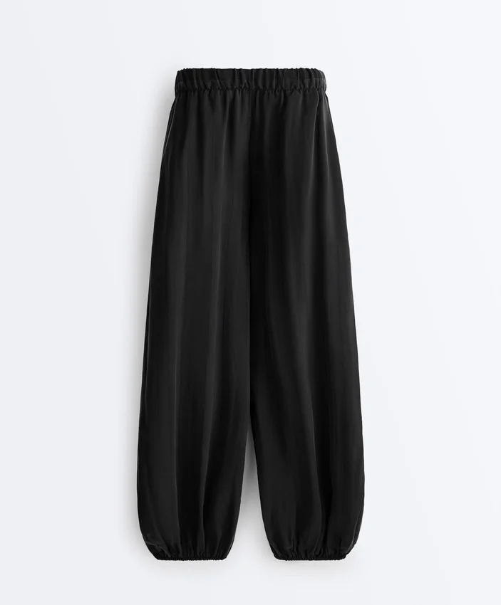 Pantaloni bloomer in 100% cupro Pantaloni bloomer in 100% cupro