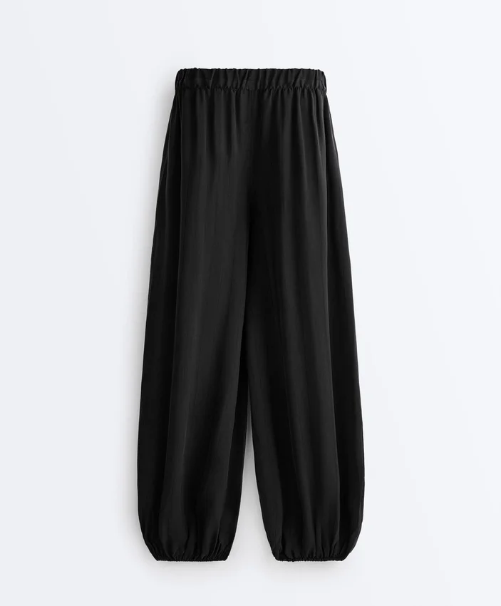 Pantaloni bloomer in 100% cupro Pantaloni bloomer in 100% cupro