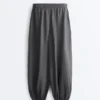 Pantaloni bloomer in 100% lino Pantaloni bloomer in 100% lino