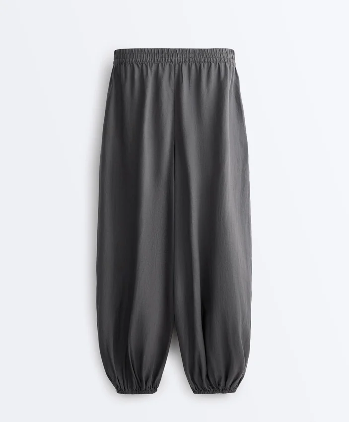 Pantaloni bloomer in 100% lino Pantaloni bloomer in 100% lino