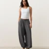 Pantaloni bloomer in 100% lino Pantaloni bloomer in 100% lino