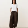 Pantaloni bloomer in 100% lino Pantaloni bloomer in 100% lino