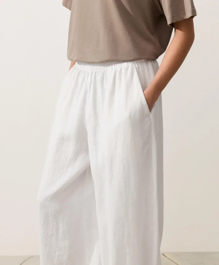 Pantaloni bloomer in 100% lino Pantaloni bloomer in 100% lino