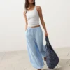 Pantaloni bloomer in 100% lino Pantaloni bloomer in 100% lino