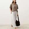 Pantaloni bloomer in 100% lino Pantaloni bloomer in 100% lino