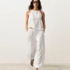 Pantaloni bloomer in 100% lino Pantaloni bloomer in 100% lino