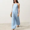 Pantaloni bloomer in 100% lino Pantaloni bloomer in 100% lino