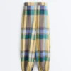 Pantaloni bloomer in 100% lino Pantaloni bloomer in 100% lino