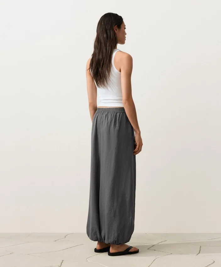 Pantaloni bloomer in 100% lino Pantaloni bloomer in 100% lino
