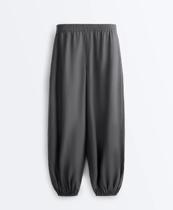 Pantaloni bloomer in 100% lino Pantaloni bloomer in 100% lino
