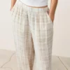 Pantaloni bloomer in misto lino e Lyocell Pantaloni bloomer in misto lino e Lyocell