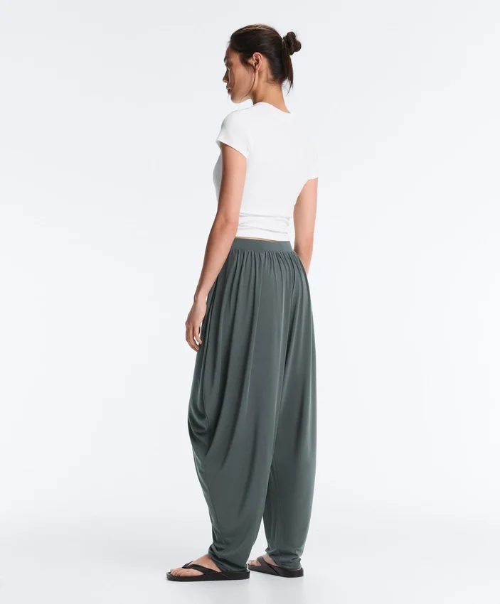 Pantaloni bloomer in misto modal Pantaloni bloomer in misto modal