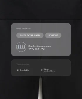 Pantaloni bootcut senza cuciture a vita alta super extra caldi