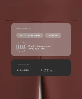 Pantaloni bootcut senza cuciture a vita alta super extra caldi