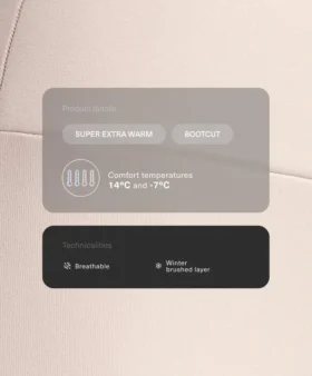 Pantaloni bootcut senza cuciture a vita alta super extra caldi Pantaloni bootcut senza cuciture a vita alta super extra caldi