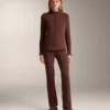 Pantaloni bootcut senza cuciture a vita alta super extra caldi Pantaloni bootcut senza cuciture a vita alta super extra caldi