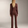 Pantaloni bootcut senza cuciture a vita alta super extra caldi Pantaloni bootcut senza cuciture a vita alta super extra caldi