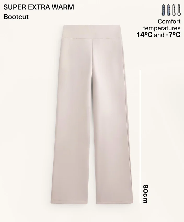 Pantaloni bootcut senza cuciture a vita alta super extra caldi Pantaloni bootcut senza cuciture a vita alta super extra caldi