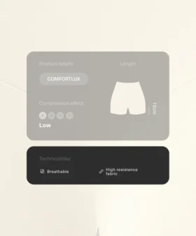 Pantaloni Comfortlux a vita alta da 10 cm con dettagli traforati