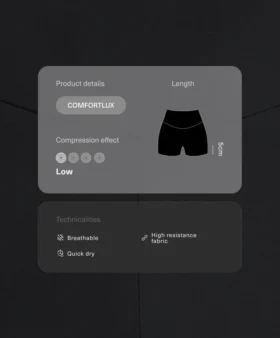 Pantaloni Comfortlux a vita alta da 5 cm