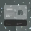 Pantaloni corti a vita alta Evermove da 10 cm con stampa floreale Pantaloni corti a vita alta Evermove da 10 cm con stampa floreale