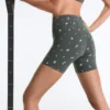 Pantaloni corti a vita alta Evermove da 10 cm con stampa floreale Pantaloni corti a vita alta Evermove da 10 cm con stampa floreale