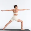 Reggiseno sportivo Evermove a sostegno leggero con stampa floreale