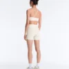Reggiseno sportivo Evermove a sostegno leggero con stampa floreale