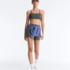 Reggiseno sportivo Evermove a sostegno leggero con stampa floreale