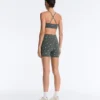 Reggiseno sportivo Evermove a sostegno leggero con stampa floreale