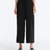 Pantaloni cropped a gamba larga Soft Touch con modal Pantaloni cropped a gamba larga Soft Touch con modal