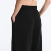 Pantaloni cropped a gamba larga Soft Touch con modal Pantaloni cropped a gamba larga Soft Touch con modal