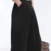 Pantaloni cropped a gamba larga Soft Touch con modal e pieghe Pantaloni cropped a gamba larga Soft Touch con modal e pieghe